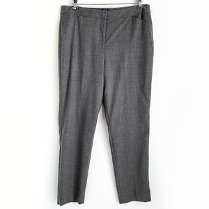 Talbots Heritage Trouser Wool Blend Dress Pants 12 Gray Lined New NWT $129